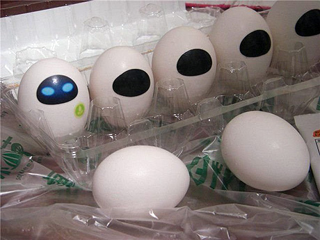 EVE tojások húsvétra, WALL-E kedvelő locsolóknak