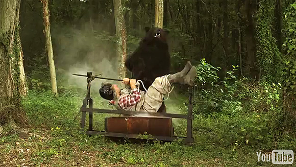 Írd be, hogy mit csináljon a vadász és a medve! - unaloműző poénos videók a YouTube-on:)