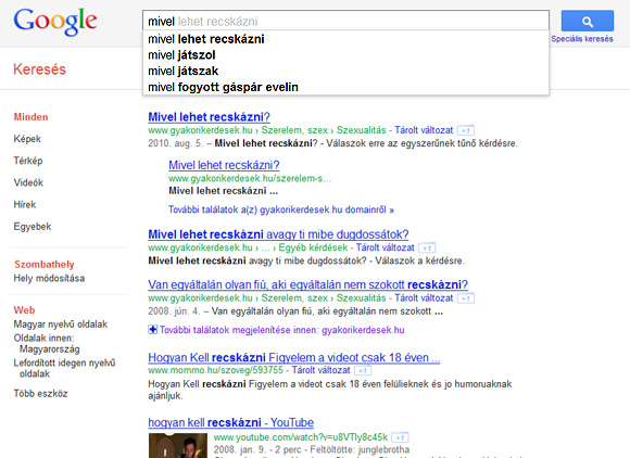 Perverz-net - Mivel... - szerintetek ezt, hogy folytatja a Google kereső?