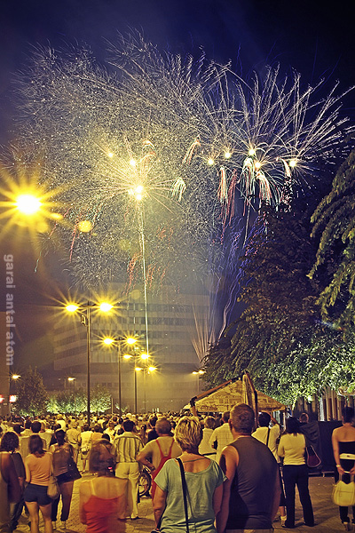 Tűzijáték este (2011.09.11 - Szombathely)